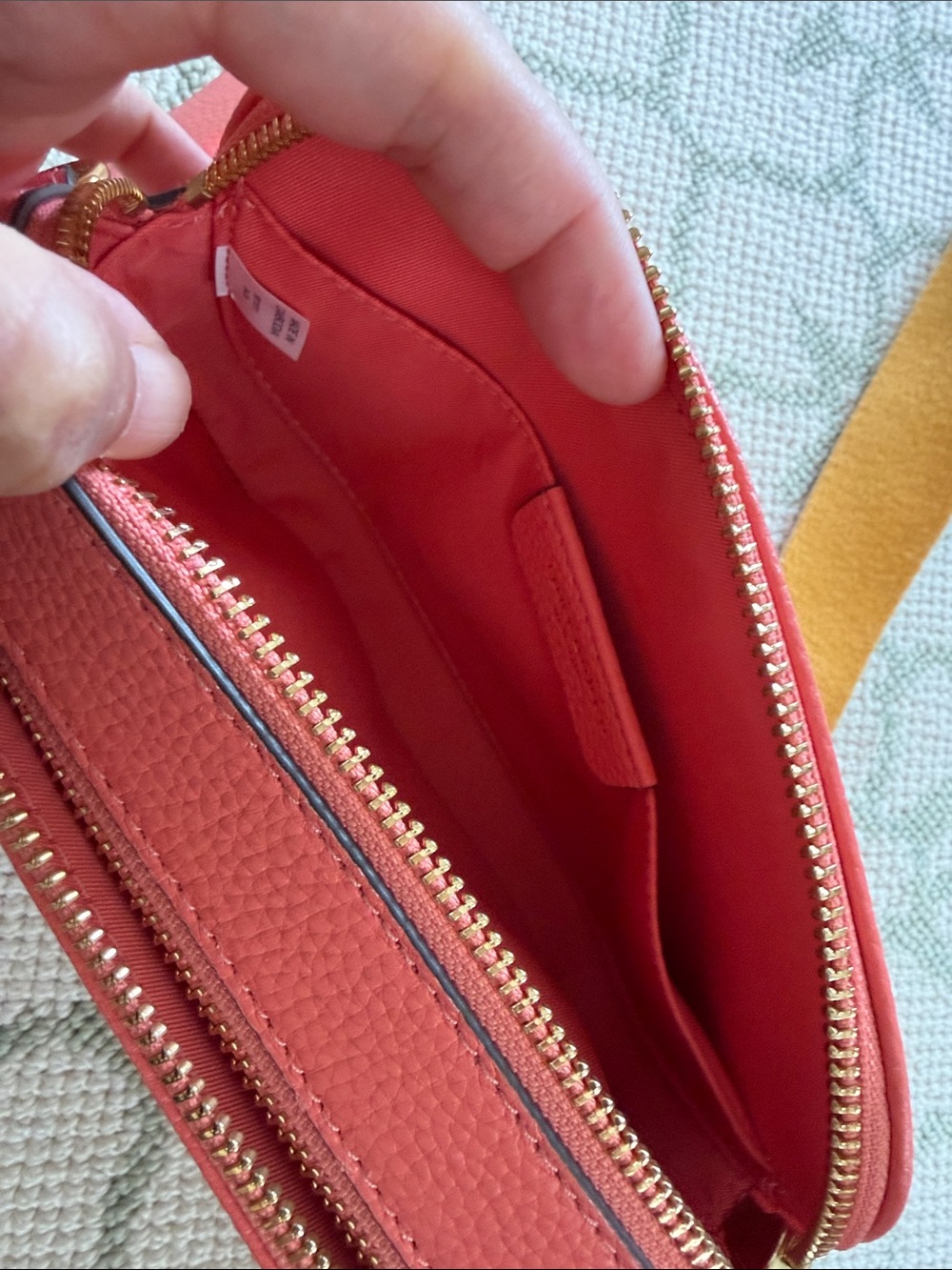 Tory Burch Mini Miller Crossbody Bag in Coral - Picture 7 of 9